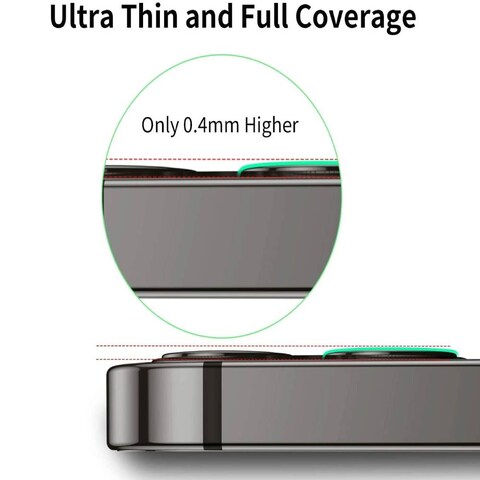 Camera Lens Protector For Iphone 13 Pro   Black