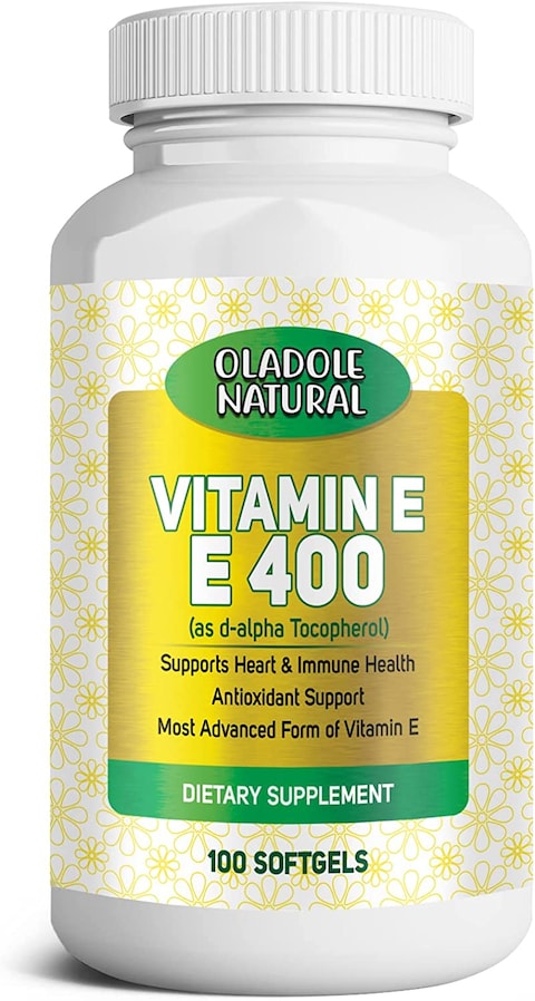 Oladole Natural Vitamin E-400, 268mg, 100 Softgels