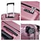 Eminent Hard Case Travel Bag Cabin Luggage Trolley Polycarbonate Lightweight Suitcase 4 Quiet Double Spinner Wheels With Tsa Lock KJ84 Shing Pink