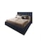 In House Palermo Velvet Bed Frame - Queen - 200x160 cm - Dark Gray