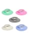 Generic 5 Pieces Silicone Tub Stopper Strainer Sink Draining Hair Catcher For Kitchen Bathroom Multicolour 15.00*6.00*15.00cm