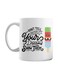 muGGyz Mom You Are Nothing Less Than Amazing Coffee Mug White 11Ounce
