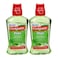 Colgate Plax Mouthwash Fresh Tea Green 500ml x2