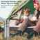Delcasa Dc1767 750ml/25Oz Stainless Steel Vacuum Water Bottle , Insulated Flask Bottle - Thermos Flask With Double Wall Design - Hot &amp; Cool, Portable &amp; Leak Proof - Perfect For Camping Hiking, Silver