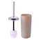 Toilet Cleaning Brush With Handle Beige