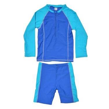 Kings Collection BDSS 1802 Boys Swimming Costumes Set 2 Pieces Blue