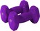 Vinyl Dumbbells EM-9219-2 Set of 2 Non-Slip 2KG Each for Strength Training &amp; Home Gym