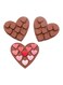 Generic Heart Shaped Silicone Mould Tray Brown 6.8 X 6.8 X 1Cm