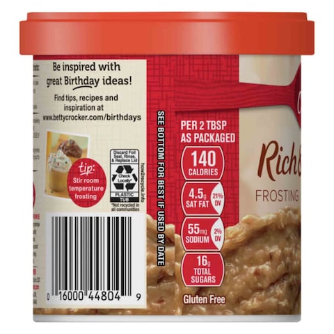 Betty Crocker Rich And Creamy Coconut Pecan Frosting 439g