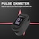 Generic-Portable Fingertip Oximeter LED Display Blood Oxygen Pulse Rate Monitor for Family Travel-Black