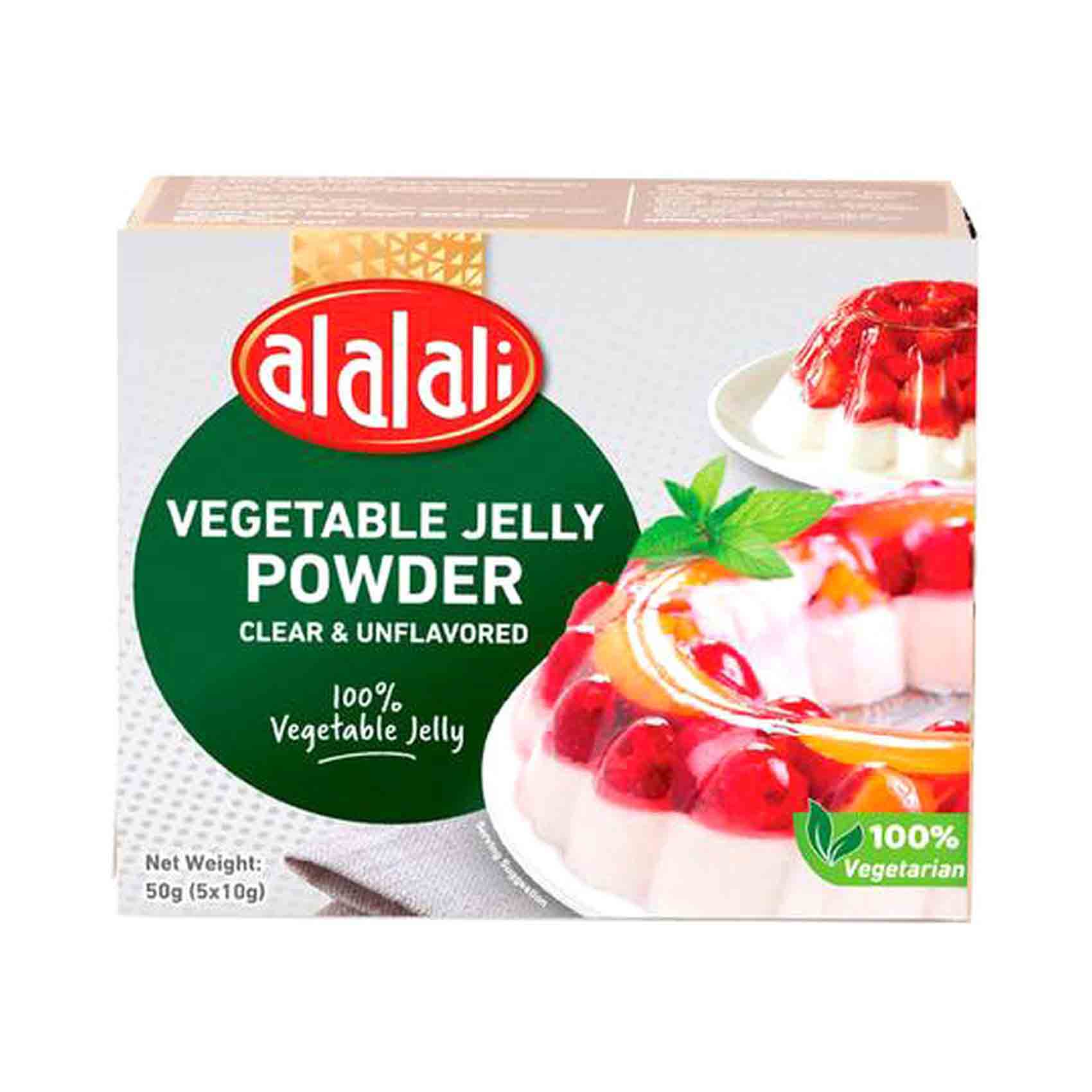 Al Alali Clear And Unflavoured Vegetable Jelly Powder 50g