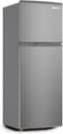 Nobel 125L Net Capacity Defrost R600a Double Door Refrigerator Silver NR185RSI