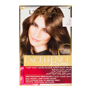 L&#39;Oreal Paris Excellence Creme Hair Color - 5 Light Brown