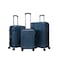 STARLIFE 3 Piece ABS Hard side Trolley Luggage Set Spinner Wheels with Number Lock