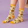 Milk&amp;Moo Women Socks, Ankle Socks For Women, Womens Crew Socks, Cotton, Ultra Soft, Breathable, Funny, Cool, Cute Socks, Womens Socks, 4 Pairs Crew Socks