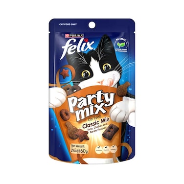 Purina Felix Party Mix Classic Cat Treats 60g