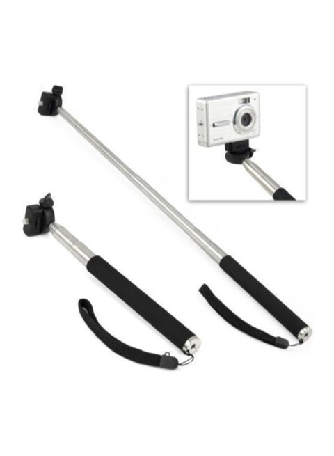 Generic - Selfie Stick Monopod With Bluetooth Remote Shutter Black