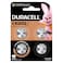 Duracell CR2032 3V Lithium Coin Battery 4 PCS