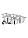 ROYALFORD 12-Piece Stainless Steel Cookware Set Silver