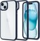 Spigen Ultra Hybrid designed for iPhone 15 Plus case cover - Navy Blue