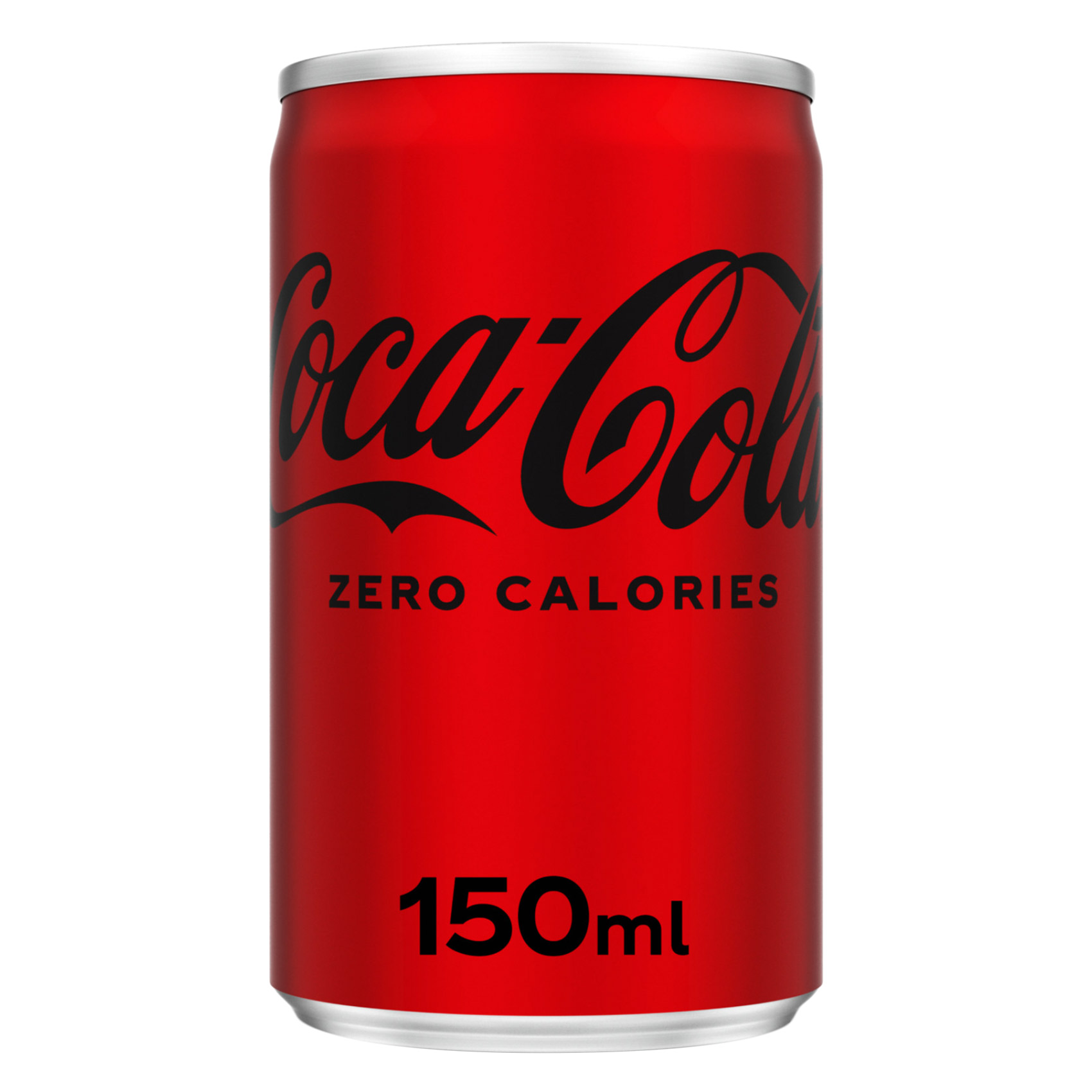 Coca-Cola Zero Calories Carbonated Soft Drink Can 150ml