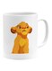 Generic The Lion King Simba Printed Coffee Mug White/Yellow 11Ounce