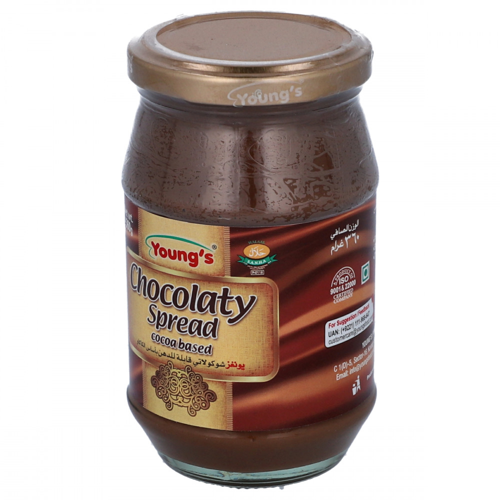 Young&#39;S Chocolate Spread Regular 380 gr