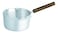 Kitchen King Metal Finish Milk Pan Wooden Handle 15 Cm