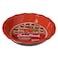 Danny Home 0801-4 Circular Ceramic Baking Tave 10 Inch Red/Grey