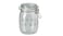 Jar with lid, patterned/light green1 l