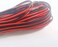 ABBASALI 2PIN Extension Cable Wire Cord Cable 20M for Led Strips Black Red Professional Electrical Wire With Electric Tester, Electric Tape& cable cutter 6"