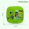 Nova Kids Square 1000ml Bento Lunch Box - T - Rex Green