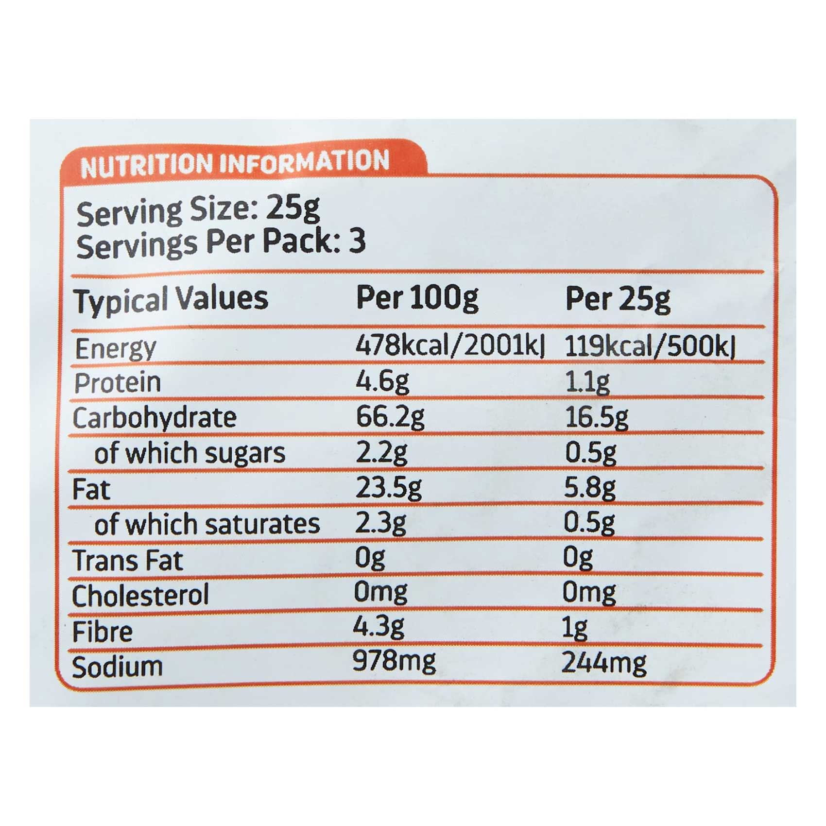 Hunter's Gourmet Quinoa Chips Sweet Chilli Salsa 75 Gram product thumbnail 3