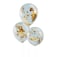 5 Pack 12" Gold Confetti Balloons