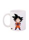 Dragon Ball Printed Mug White/Red/Blue 12ounce
