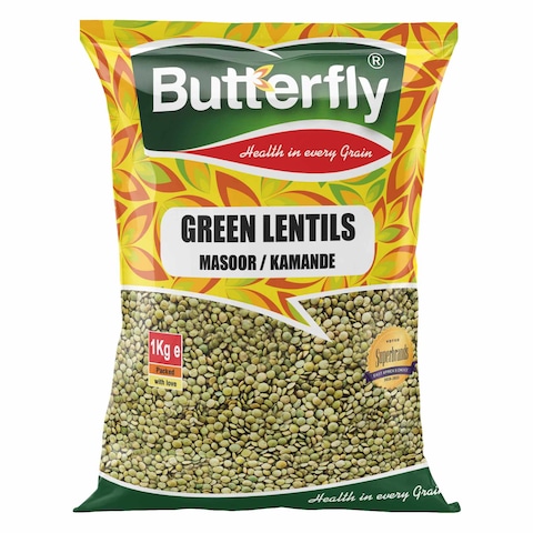 Butterfly Green Lentils 1Kg