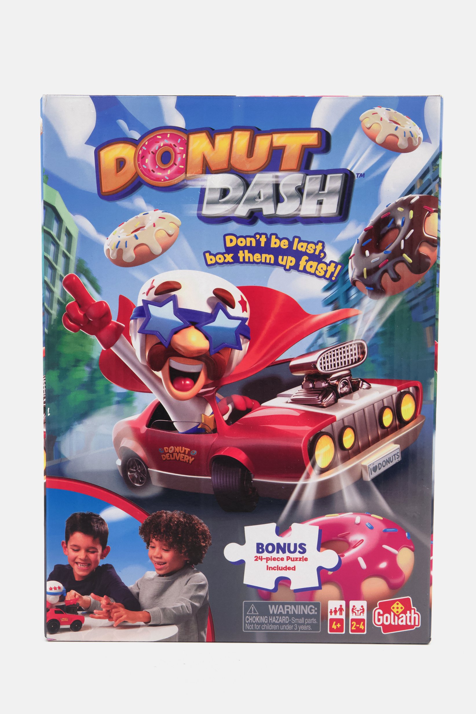 Goliath 24 Pieces Donut Dash Game, Red Combo