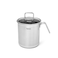 Fissman Stockpot Asparagus 16X18.0 cm / 3.5 Ltr With Glass Lid And Steamer Basket