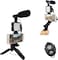 Dr.Grizzly Smartphone Vlogging Kit Video Shooting Photography Suit With Microphone Led Fill Light Mini Tripod