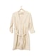 Soft Comfort Hooded Cotton Bathrobe With 2 Pockets, Beige Free Size