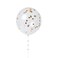 8 Pack 18" Confetti Gold Balloon Kit