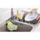 ECVV Kitchen Sink Shelf Soap Sponge Drain Rack Holder Double Decker Hanging Basket Storage Suction Cup Kitchen Organizer Sink Accessories Wash Dropshipping - Green