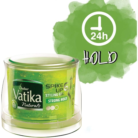 Dabur Vatika Naturals Strong Hold Spike Up Styling Hair Gel Green 250ml