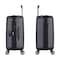 Eminent Hard Case Travel Bag Makrolon Polycarbonate Trolley Luggage Set Lightweight Expandable Zipper Suitcase 4 Quiet Wheels With TSA Lock KG82 Black