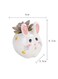 Generic 6 Pcs Lovely Cartoon Rabbit Succulent Ceramic Flower Pot Cute Animal Mini Green Plant Basin Planter Home Decoration Fairy Gardening