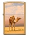 Zippo CI412266 204B Camel Design Brushed Brass Windproof Lighter
