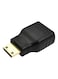 Generic Mini HDMI Male To HDMI Female Adapter Connecter, Black