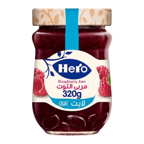 Buy Hero Raspberry Light Jam - 320 gm in Egypt