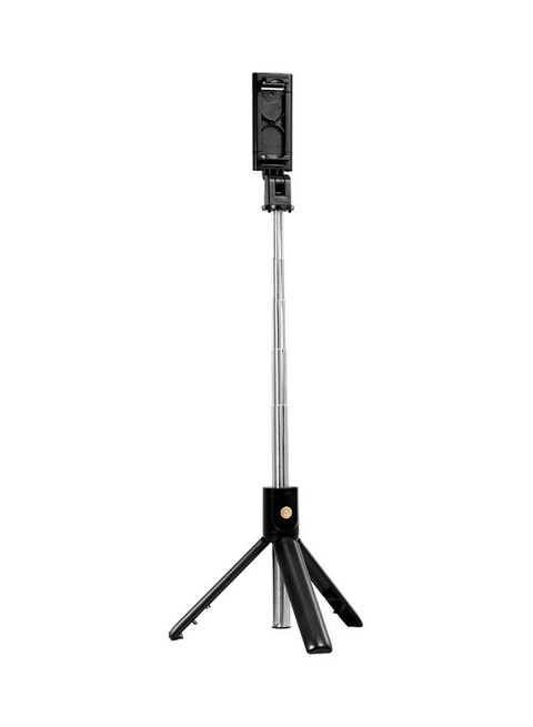 Generic K07 Integrated TriPod Bt 4.0 Wireless Selfie Stick For Smart Phone, Black