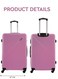 Parajohn ABS Hard Side Spinner Check In Large Luggage Trolley 28 Inch